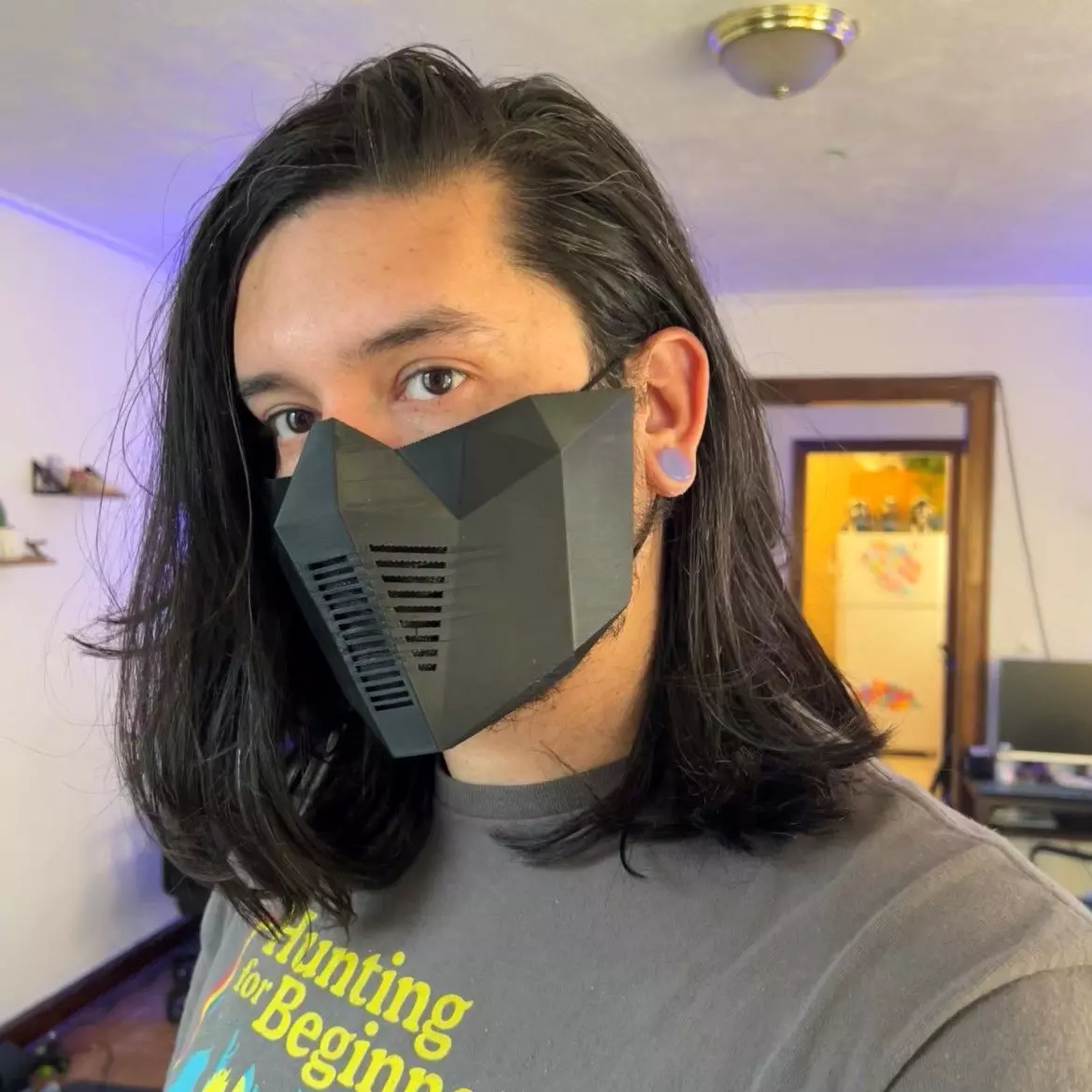 POLYGON HALF MASK 3D model_0