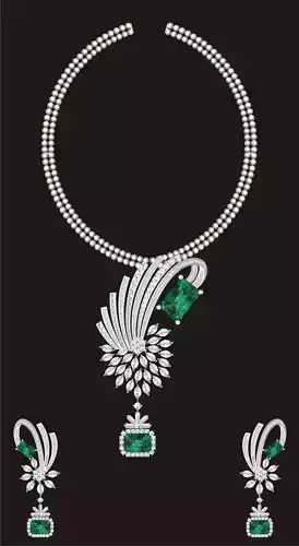 Women Earrings Pendant Set