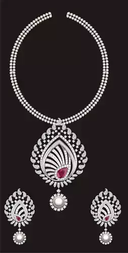 Women Earrings Pendant Set