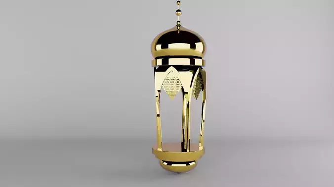 fanoos gold hanging lamp Free 3D model