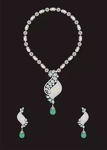 Women Earrings Pendant Set