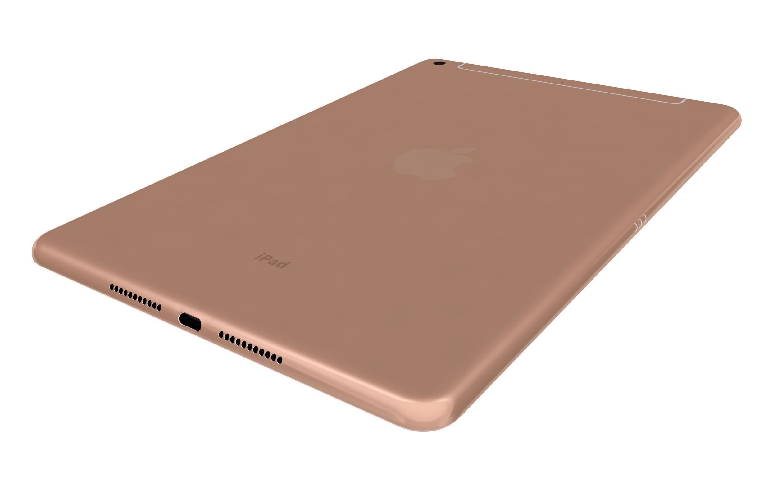 Apple iPad mini 5 iPad mini 5th Gen Gold 3D model_14