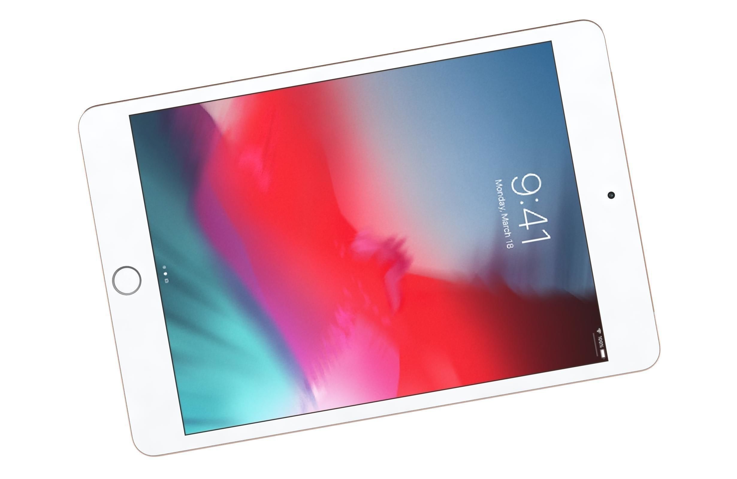 Apple iPad mini 5 iPad mini 5th Gen Gold 3D model_10