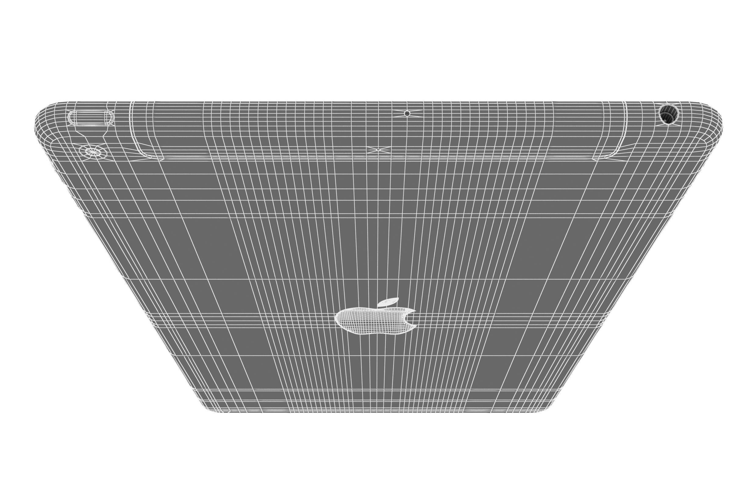 Apple iPad mini 5 iPad mini 5th Gen Silver 3D model_24