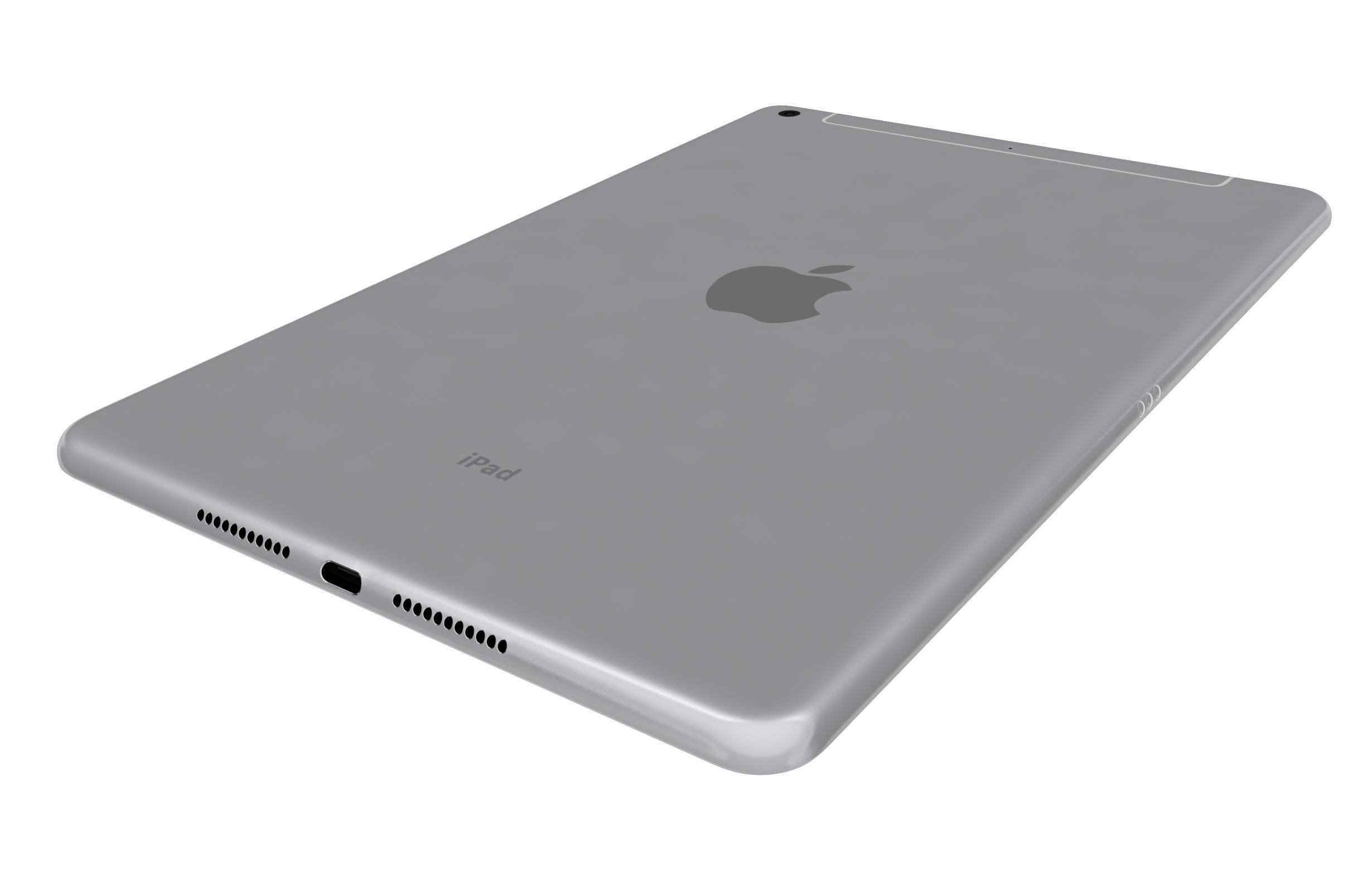 Apple iPad mini 5 iPad mini 5th Gen Silver 3D model_14