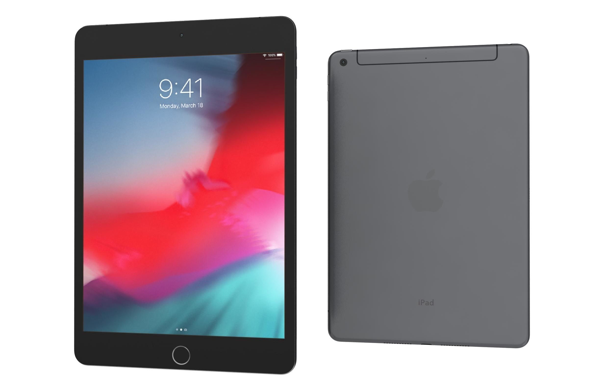 Apple iPad mini 5 iPad mini 5th Gen All Colors 3D model_23