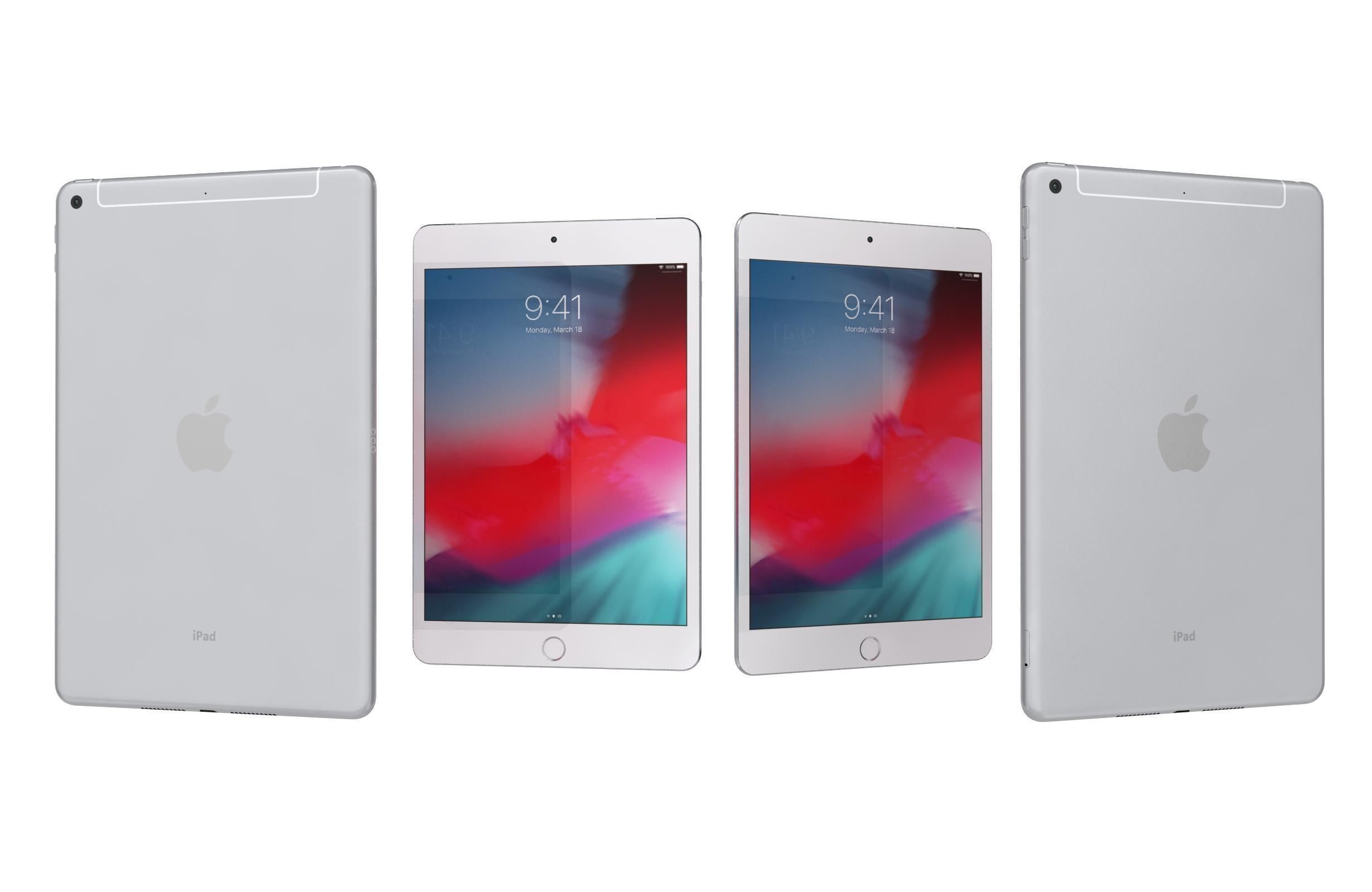Apple iPad mini 5 iPad mini 5th Gen All Colors 3D model_13