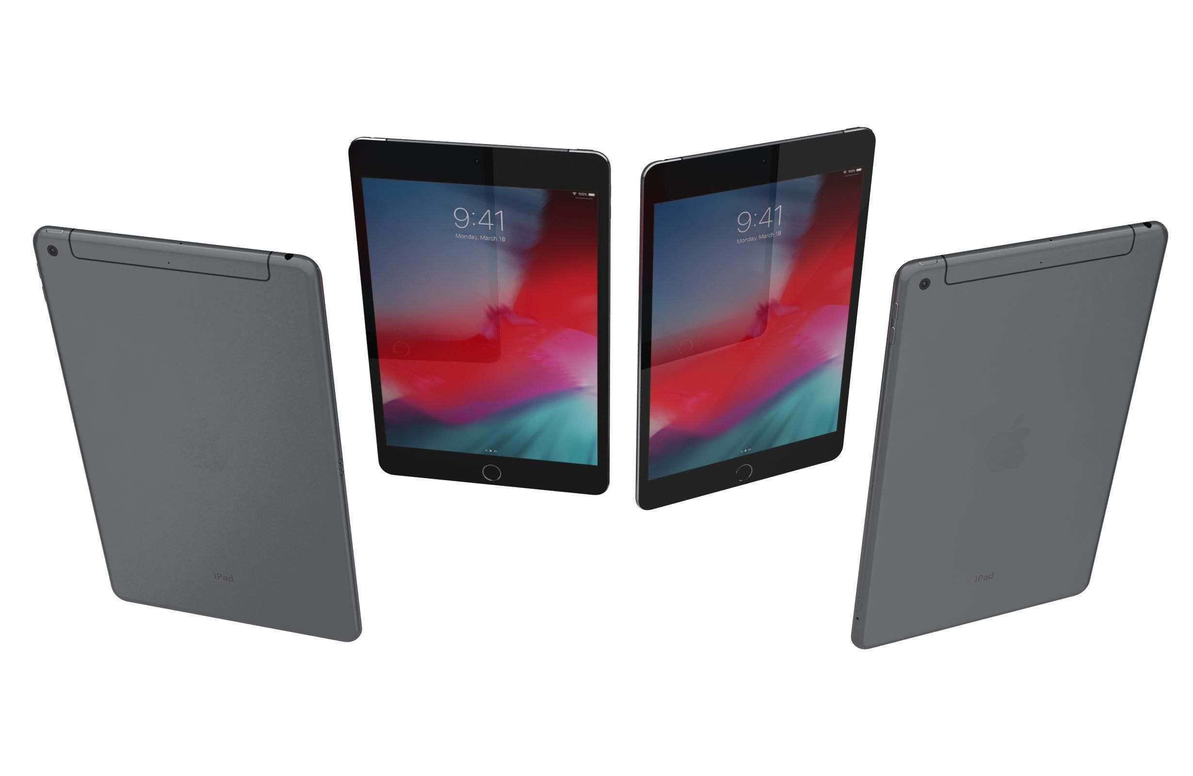 Apple iPad mini 5 iPad mini 5th Gen All Colors 3D model_17