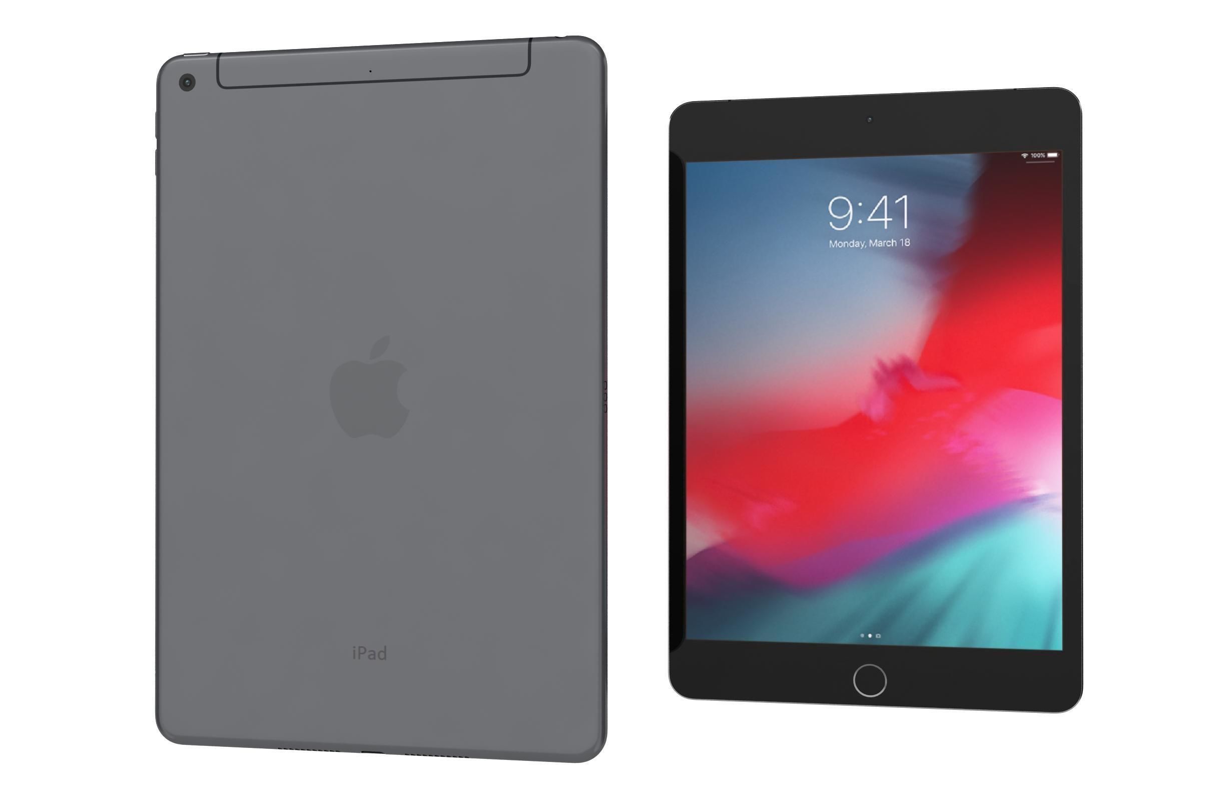 Apple iPad mini 5 iPad mini 5th Gen All Colors 3D model_26