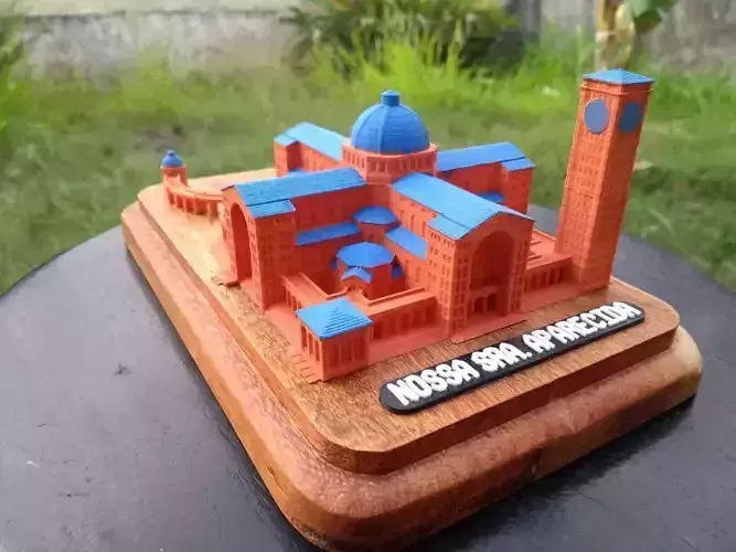 Santuario Nacional de Nossa Senhora Aparecida 3D print model