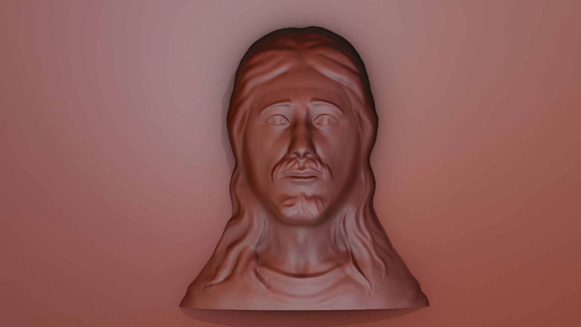 Jesus Christ Art CNC- ArtCam 3D print model_10