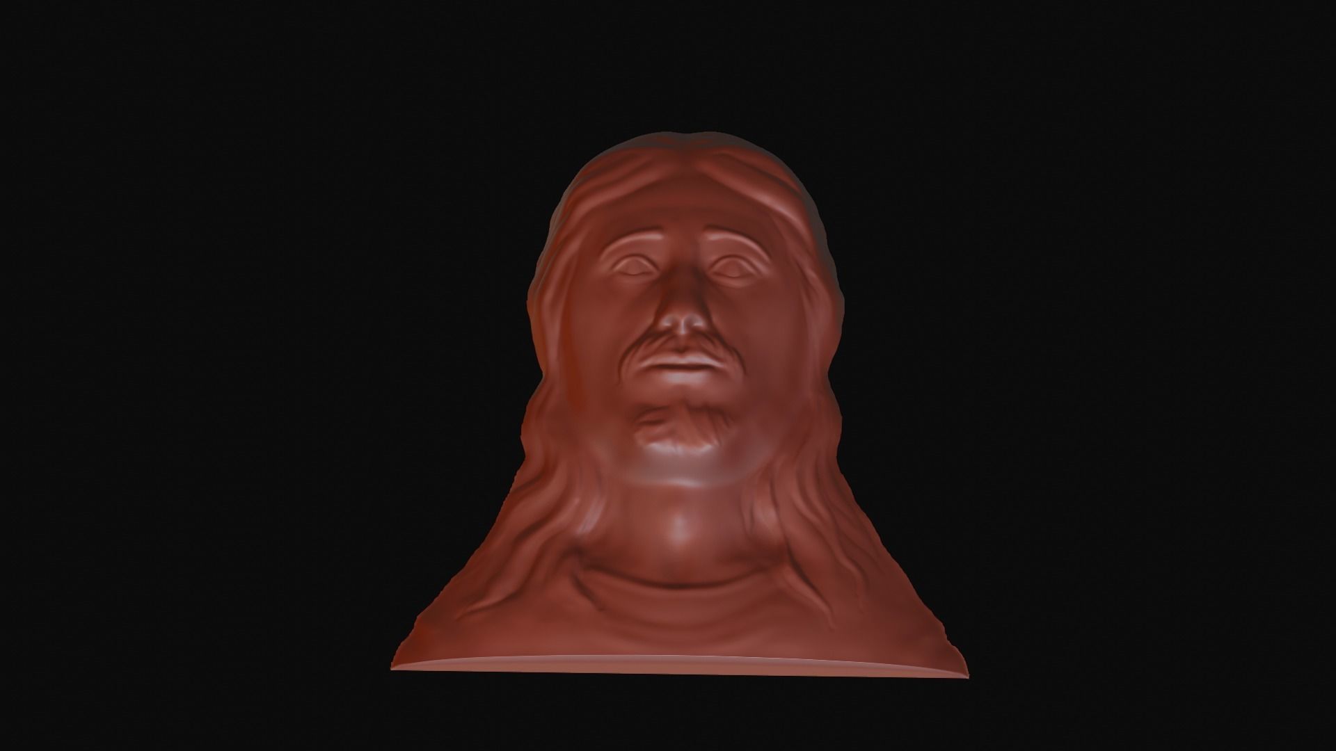 Jesus Christ Art CNC- ArtCam 3D print model_9