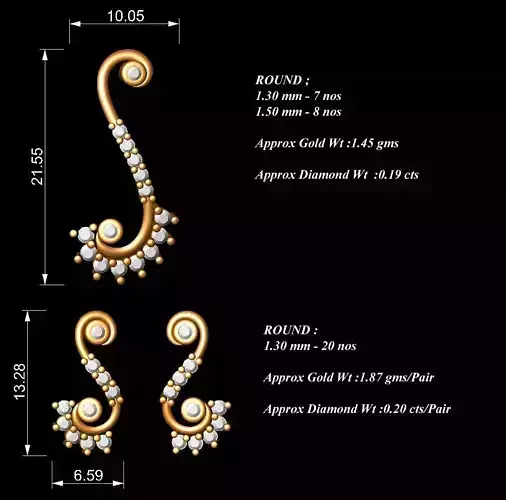 Women Pendants Earrings Set