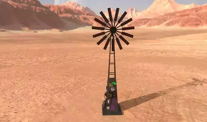 Sci-fi Wild West Windmill