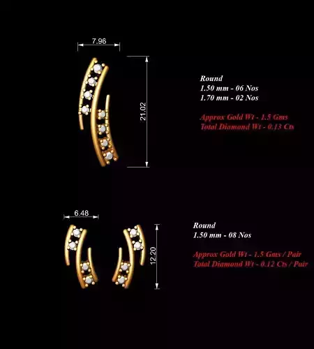 Women Pendants Earrings Set