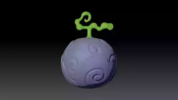 Moku Moku No Mi One Piece Devil Fruit 3D print model