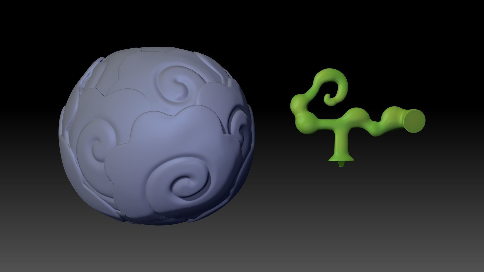 Moku Moku No Mi One Piece Devil Fruit 3D print model_6