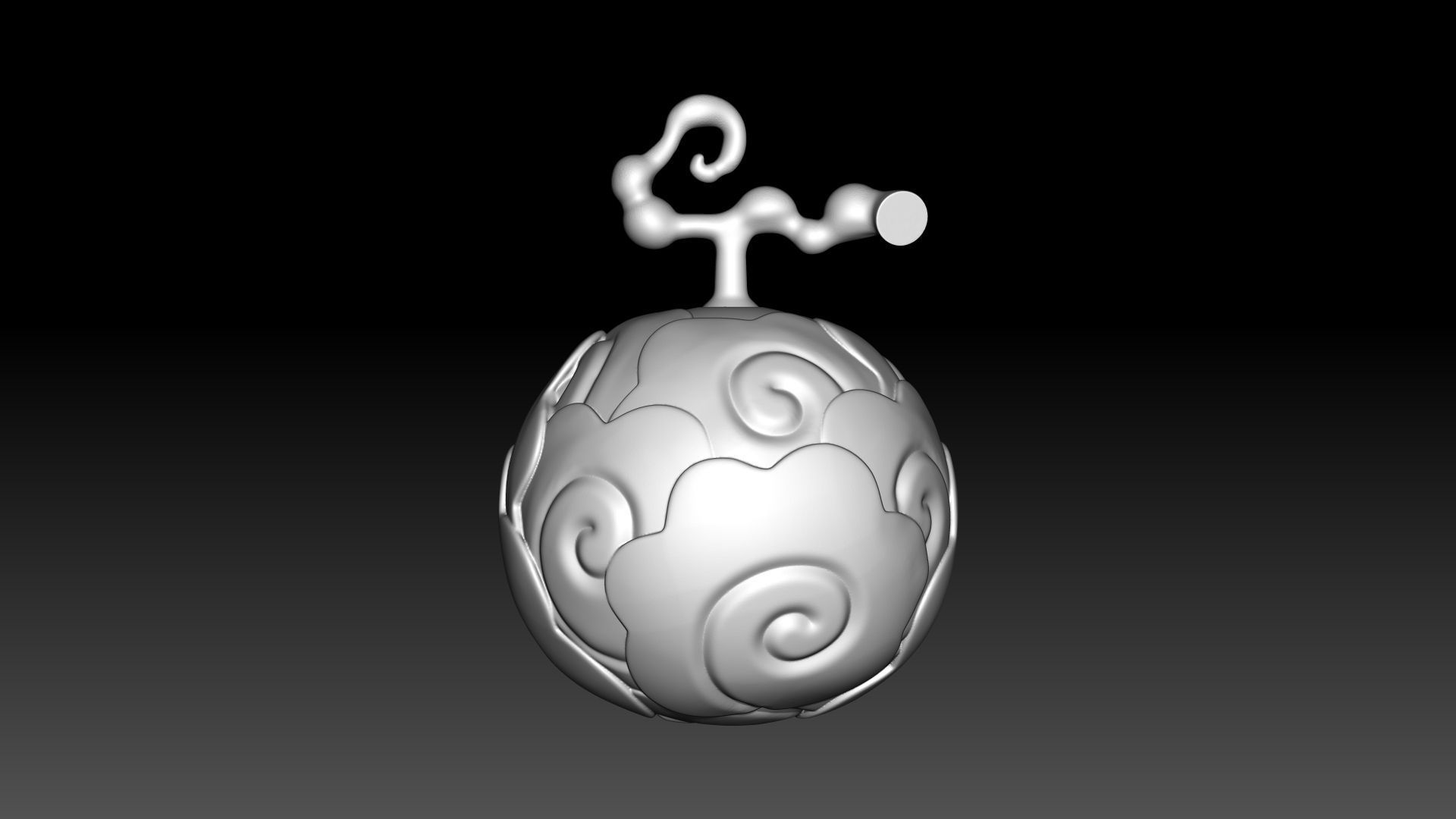 Moku Moku No Mi One Piece Devil Fruit 3D print model_8