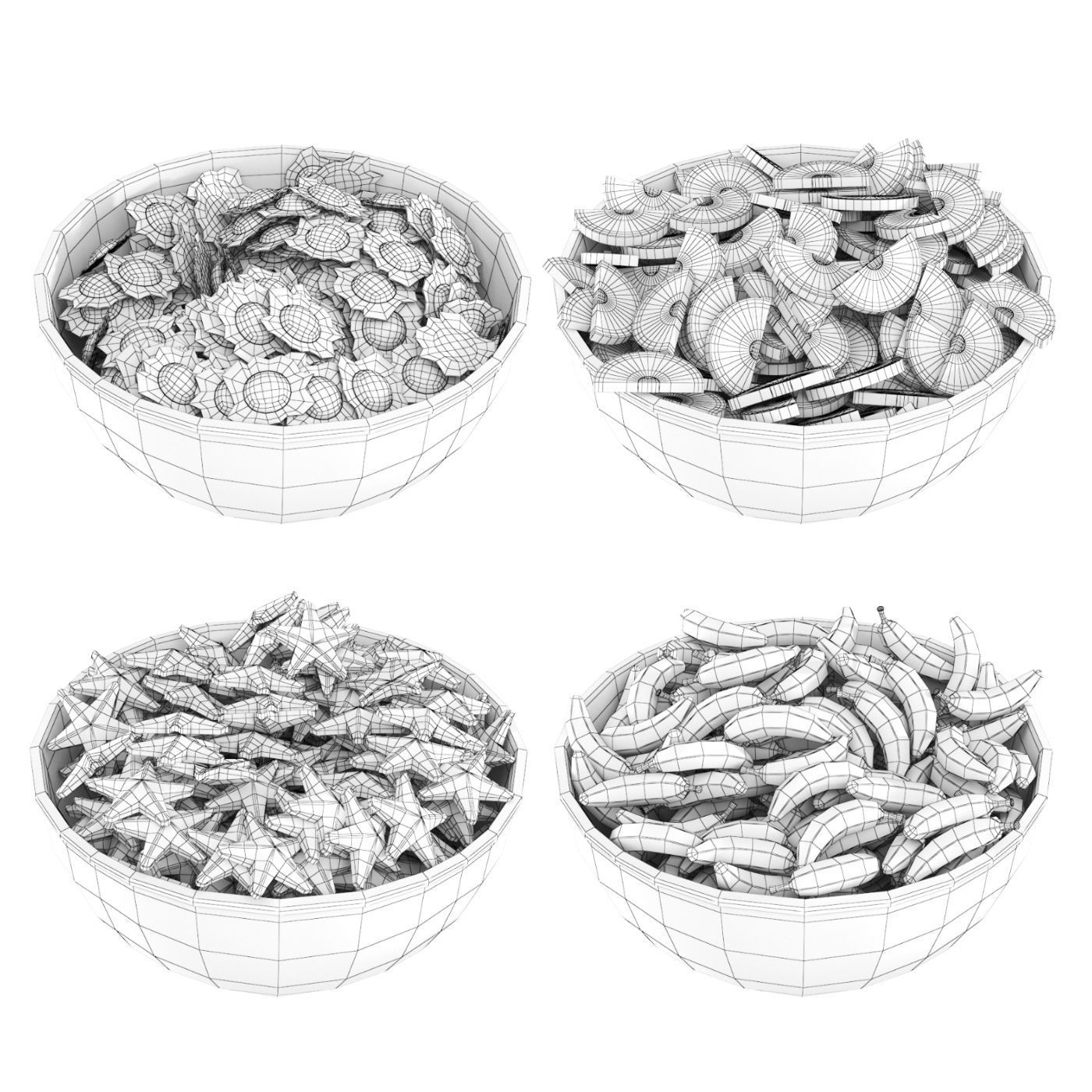 Sweets in a bowl 3D model_6
