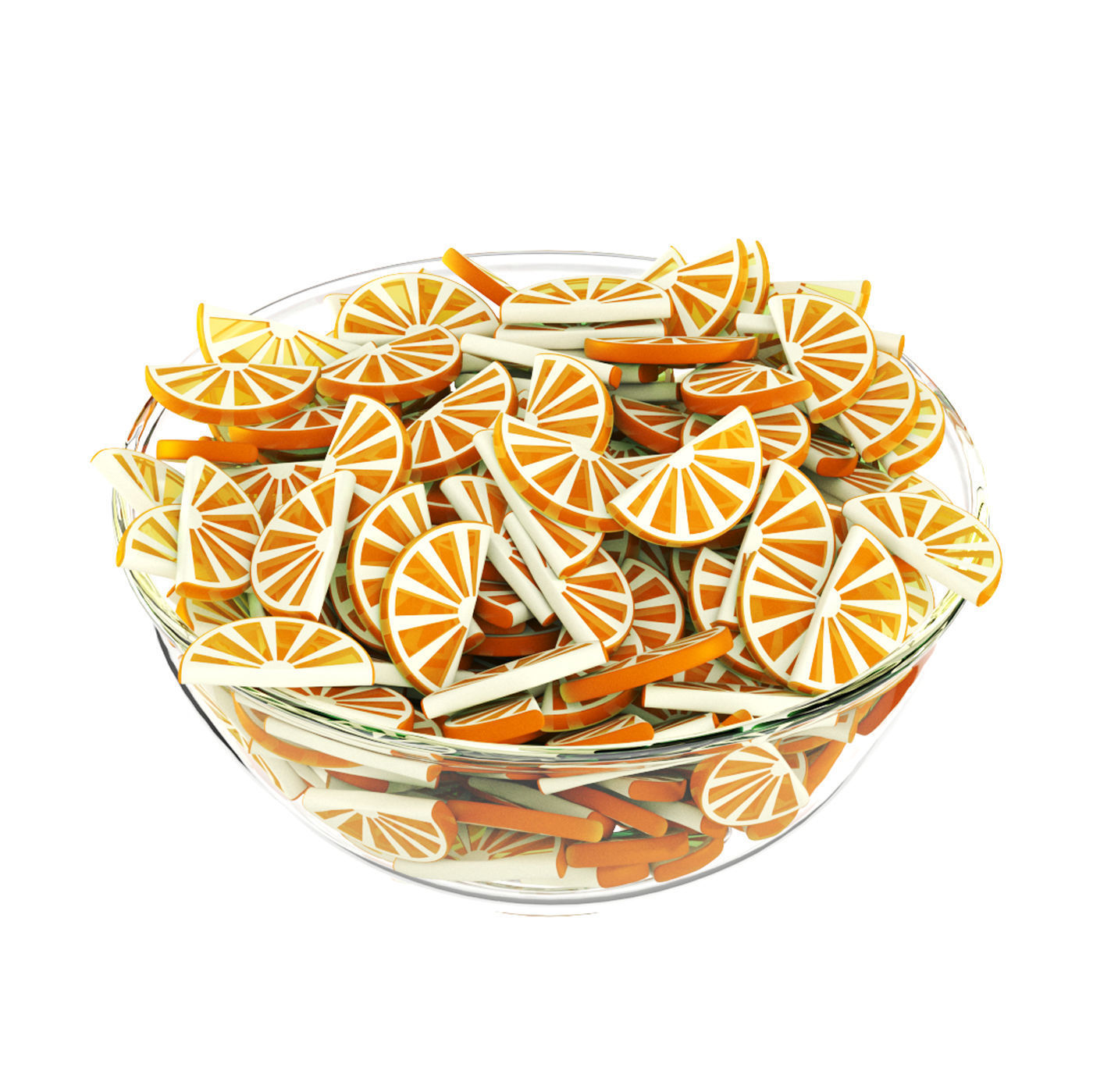 Sweets in a bowl 3D model_2