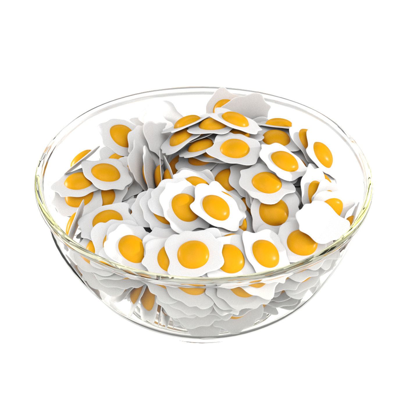 Sweets in a bowl 3D model_4