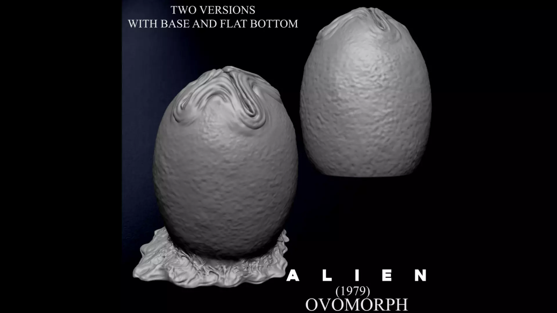 3D PRINTABLE ALIEN EGG OVOMORPH 1979 3D print model