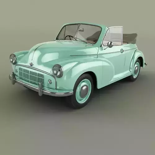 Morris Minor MM mk2 Cabrio 3D model