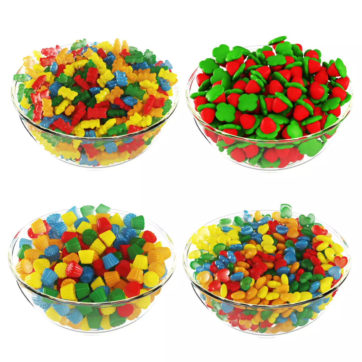 Marmalade in a bowl 3D model