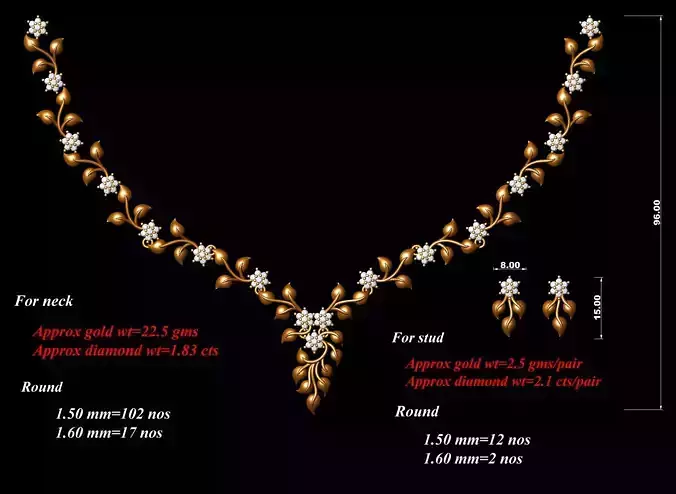 Women Earrings Necklaces Pendants Sets