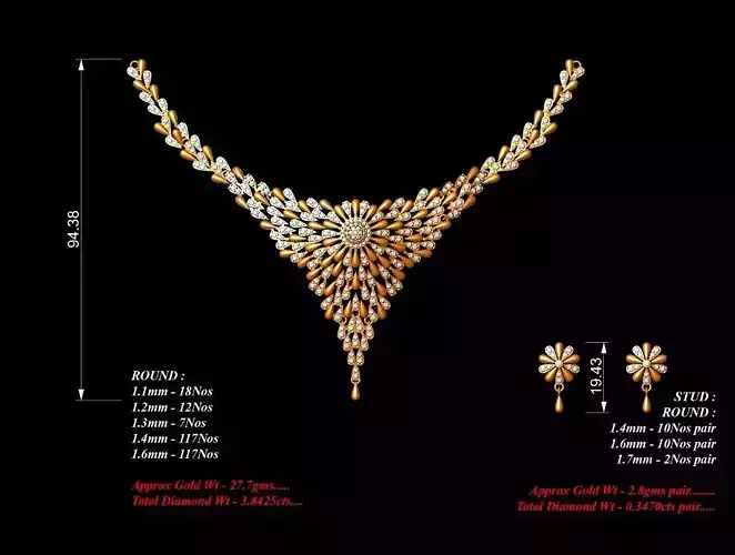 Women Earrings Necklaces Pendants Sets