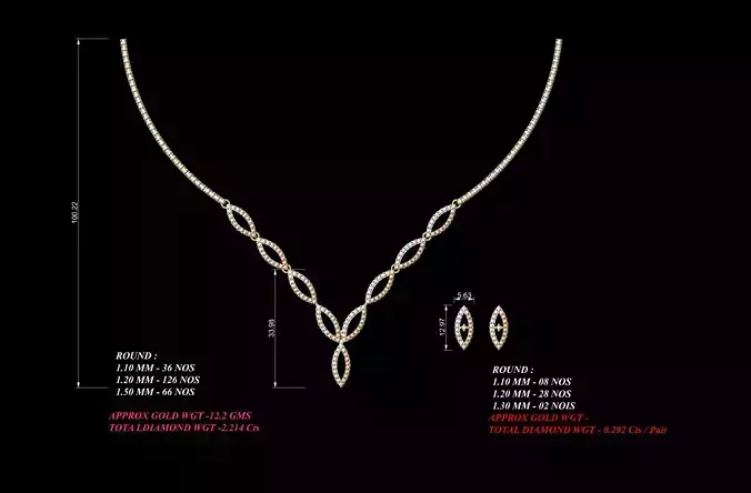 Women Earrings Necklaces Pendants Sets