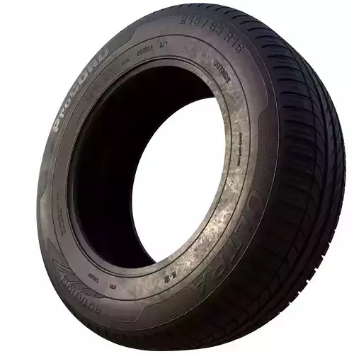 Tyre 215 65 R16 PBR 3D model