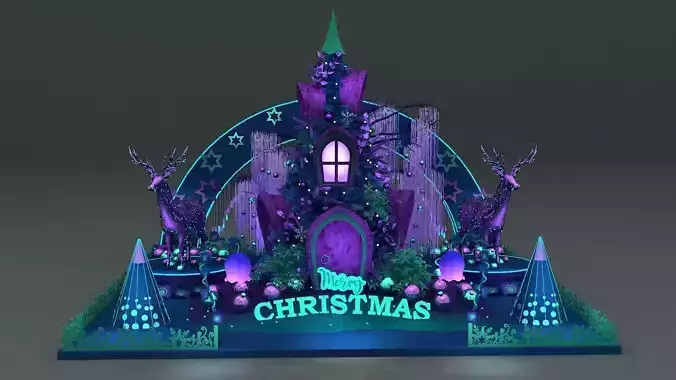 Christmas mall decoration