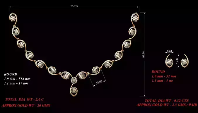 Women Earrings Necklaces Pendants Sets