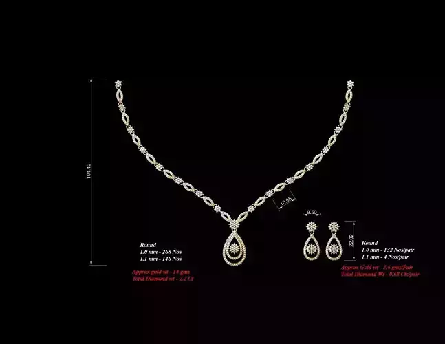 Women Earrings Necklaces Pendants Sets