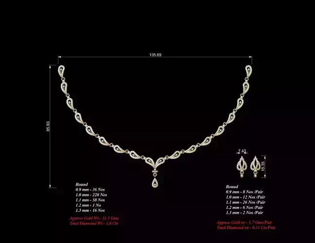 Women Earrings Necklaces Pendants Sets