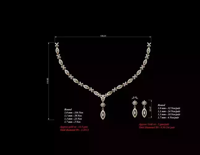 Women Earrings Necklaces Pendants Sets