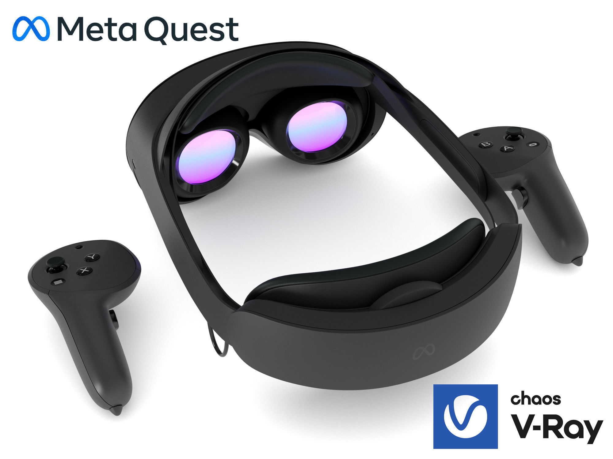 VR META QUEST PRO 3D model_4