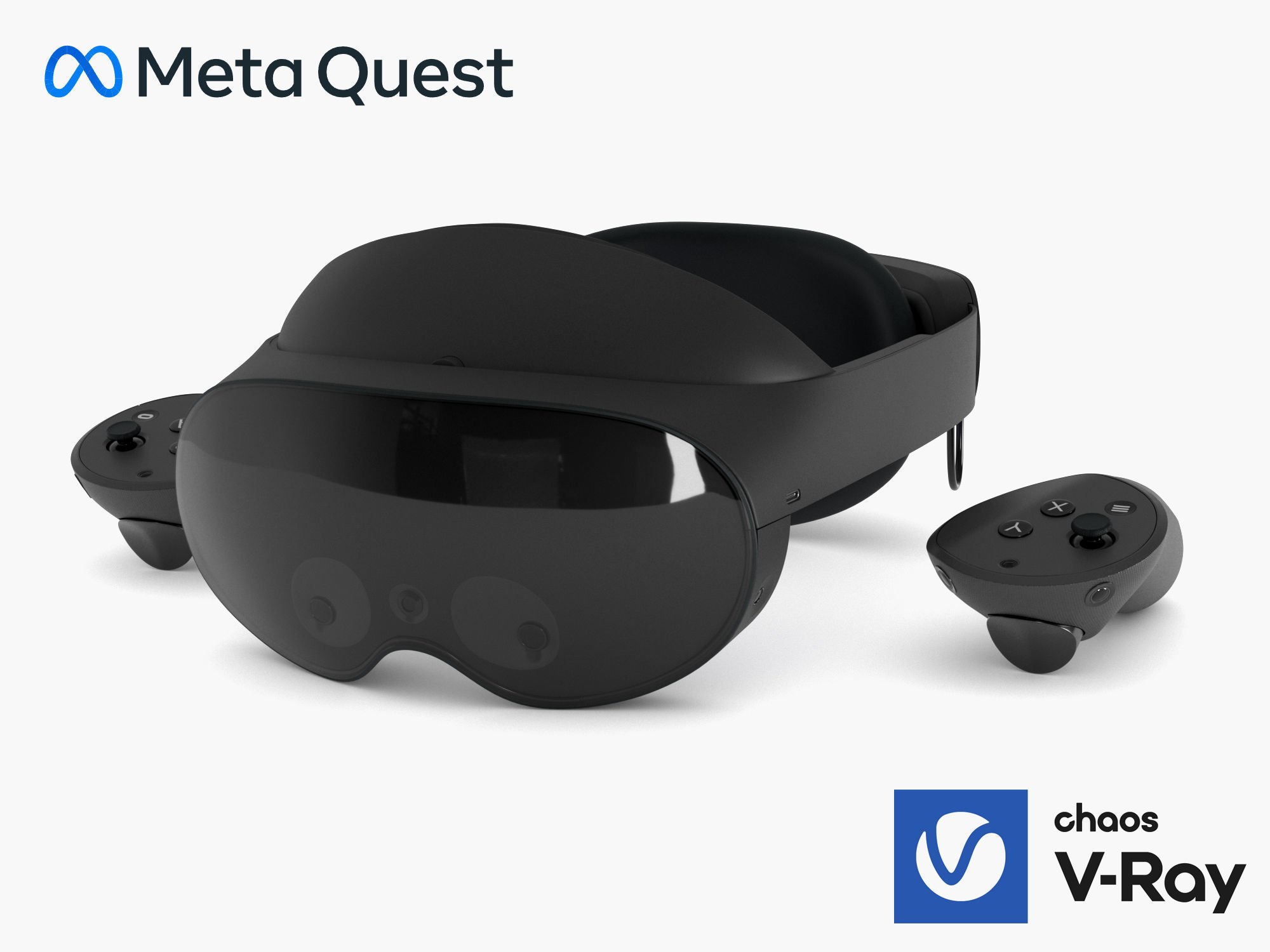 VR META QUEST PRO 3D model_6