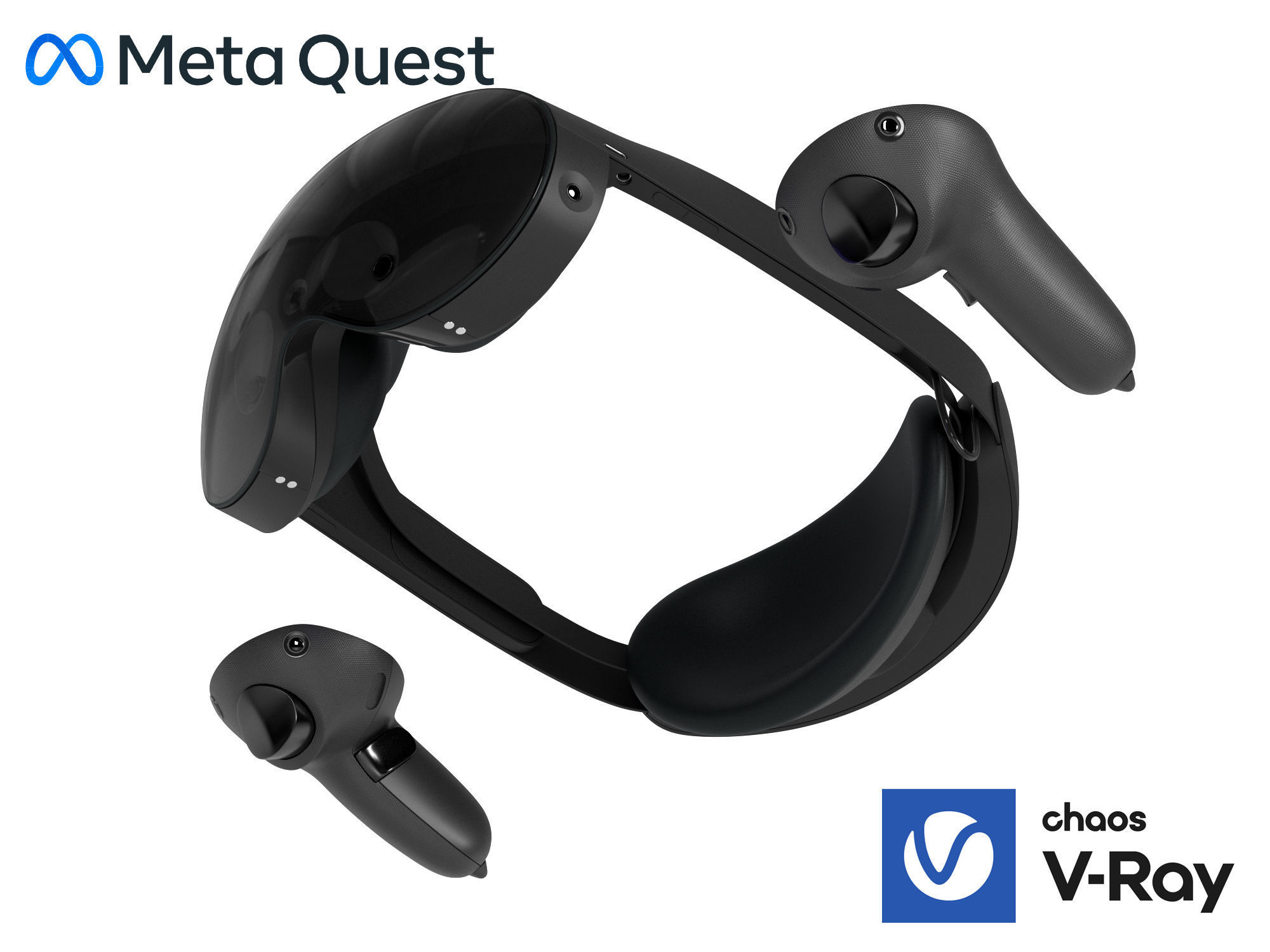 VR META QUEST PRO 3D model_5