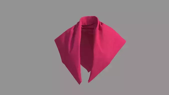 Women Scarf 3D model
