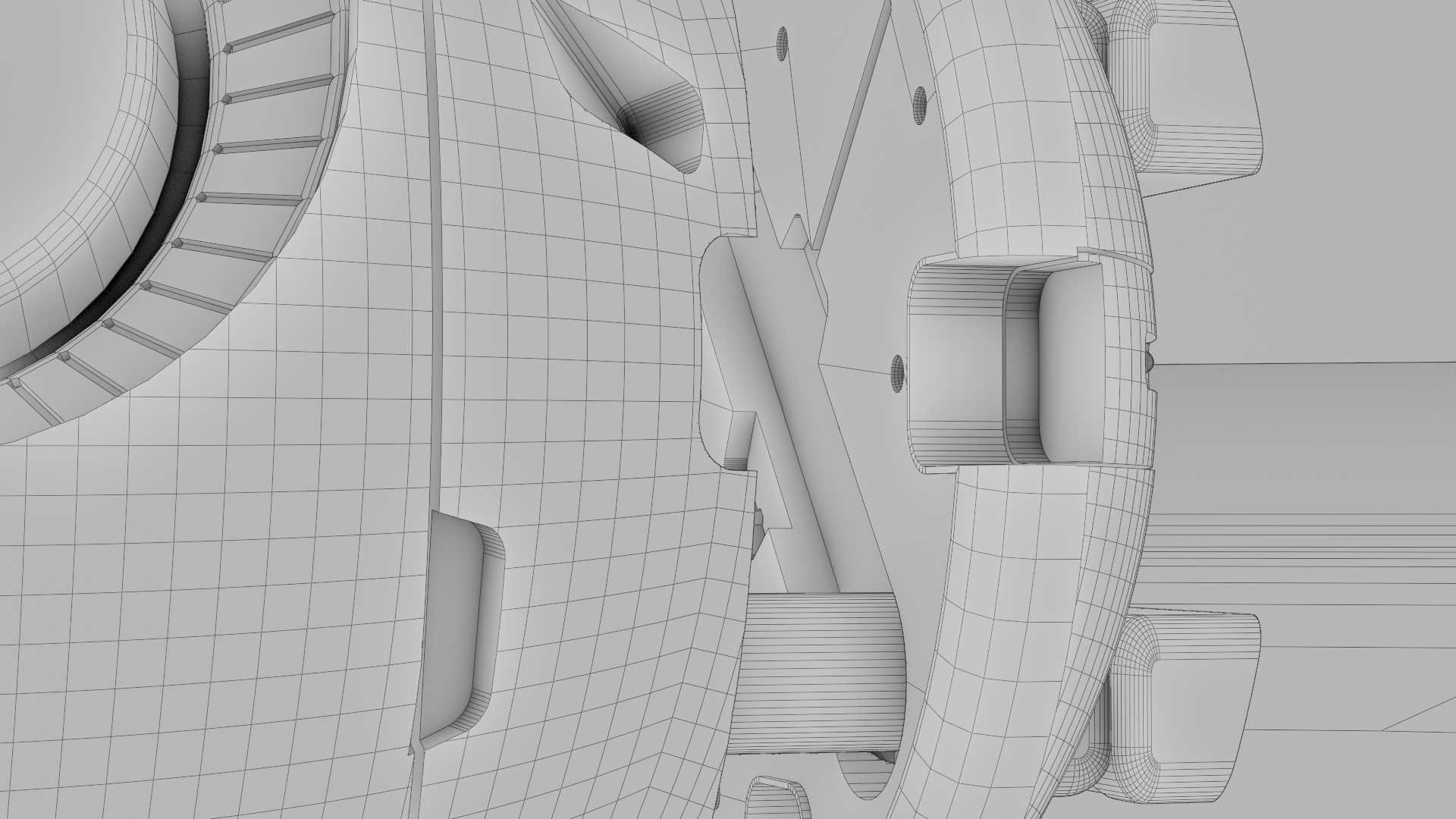 BALL DROID R-166  RIGGED 3D model_38