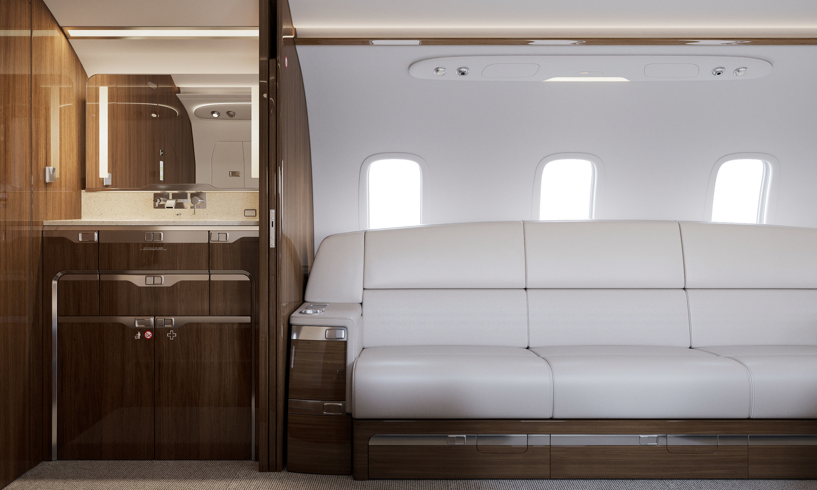 Jet Interior 3D model_7