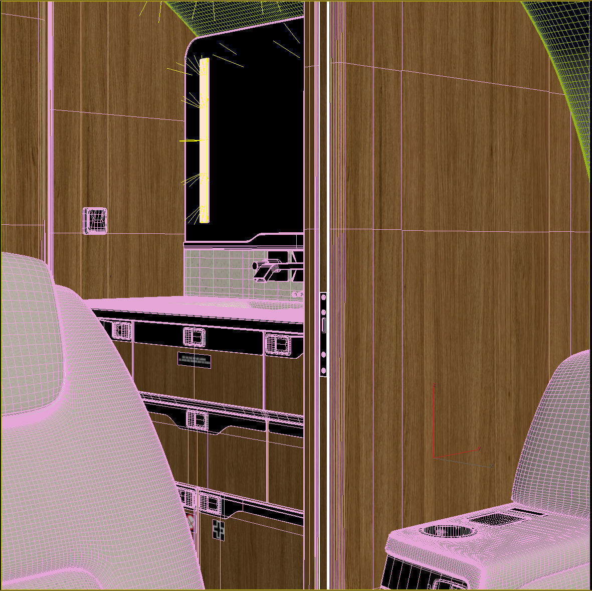 Jet Interior 3D model_12