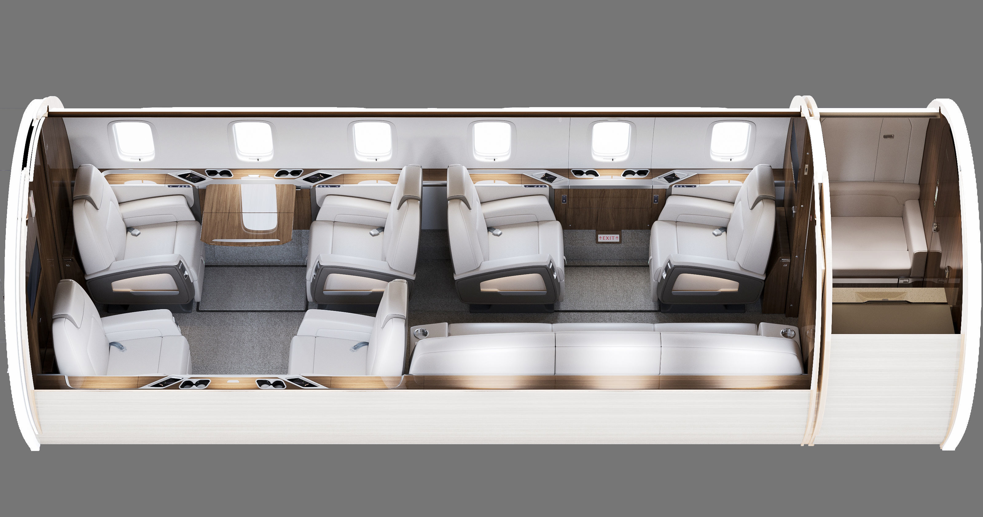 Jet Interior 3D model_5