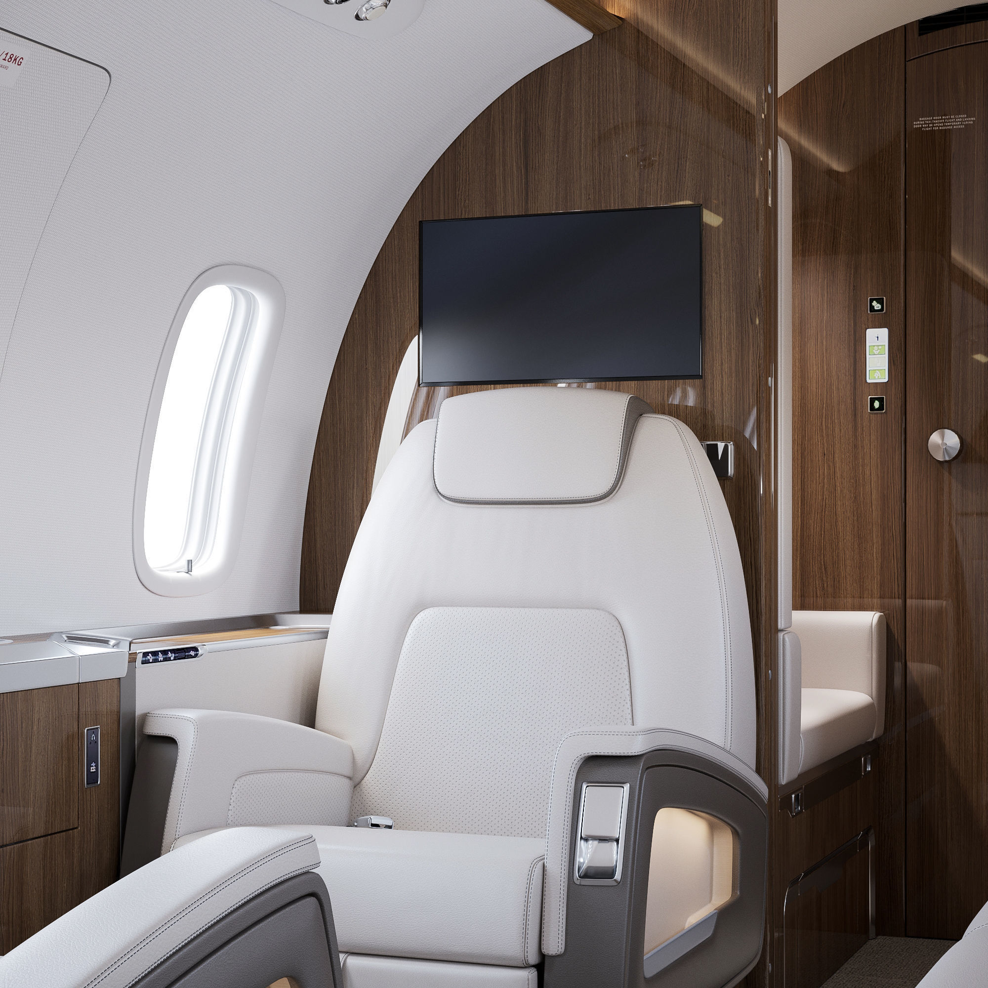 Jet Interior 3D model_4
