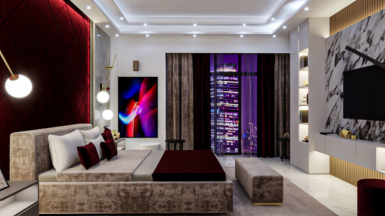 Bedroom 02 3D model_4