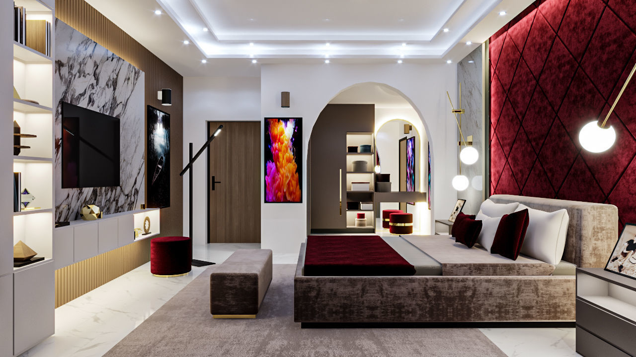 Bedroom 02 3D model_3