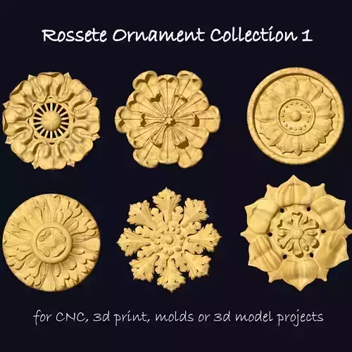 ProArt - Rosette Ornament Collection 1 for CNC and 