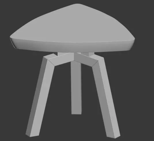 Coffee Stool Free 3D model_0